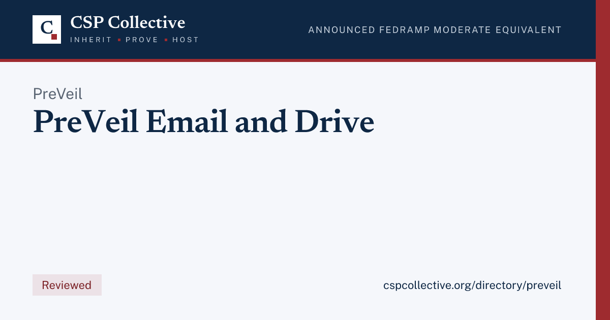 Social card for PreVeil PreVeil Email and Drive